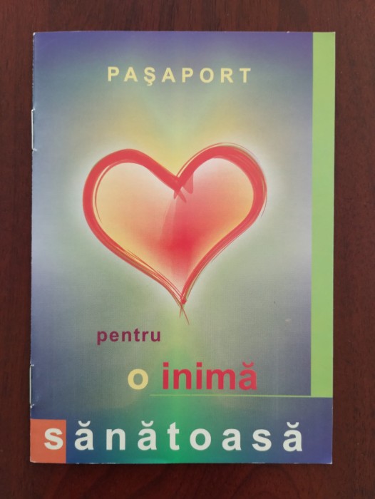 Pașaport pentru o inimă sănătoasă - broșură promovarea sănătății 1990+