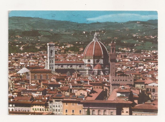 IT1- Carte Postala - ITALIA - Firenze, Citta D&#039;Incanto, circulata 1965