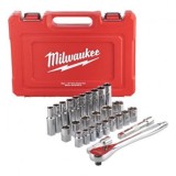 Set de chei tubulare 1 2 Milwaukee, 28buc