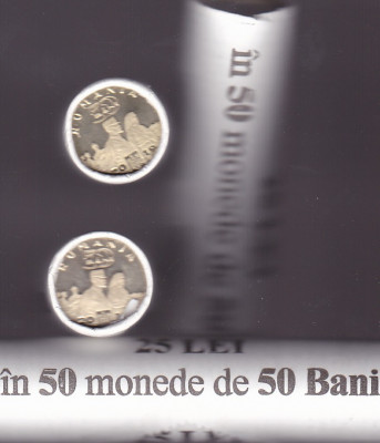 REGINA MARIA - FASIC 25 MONEDE UNC,2019,ROMANIA foto