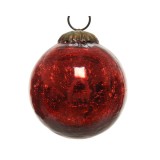 Cumpara ieftin Glob - Glass Crackle - Rosu | Kaemingk