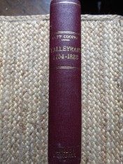 Duff Cooper - Talleyrand 1754-1838. Ed. Nationala Ciornei, 1939 (editia II-a) foto