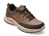 Pantofi sport SKECHERS maro, 210319, din piele naturala