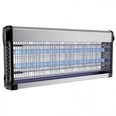 Aparat antiinsecte profesional UV, 2x20W, raza 200 mp, muste, tantari, 65 cm foto