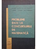 T. Roman, O. Sacter - Probleme date la concursurile de matematica (editia 1970)