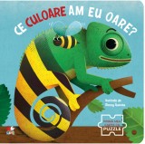 Cumpara ieftin Ce culoare am eu oare? Prima mea carte cu puzzle, Litera