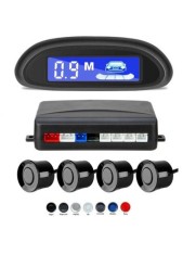Senzori parcare tip OEM de 16.5mm cu display LED cu afisare individuala pe fiecare senzor Argintiu