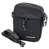 Cumpara ieftin Borseta Mica David Jones din material textil, Negru, Curea de Umar, 16x20x3,5 cm