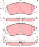 Set placute frana,frana disc DAEWOO LEGANZA (KLAV) (1997 - 2004) TRW GDB3216
