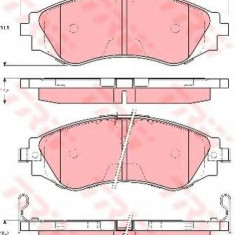 Set placute frana,frana disc DAEWOO NUBIRA Limuzina (KLAJ) (1997 - 2016) TRW GDB3216