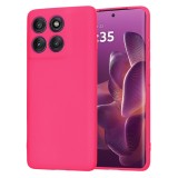 Husa silicon Motorola Edge 60 Pro Techsuit SoftFlex, fucsia
