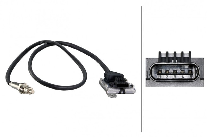 HELLA 6PN 358 307-021 Senzor NOx, Catalizator NOx