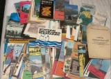 Lot pliante/hărți turistice din perioada comunistă, aprox 120 buc.