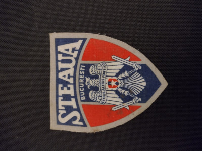 Emblema/ patch club fotbal Steaua Buc.1991 foto