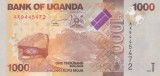 Bancnota Uganda 1.000 Shilingi 2010 - P49 UNC