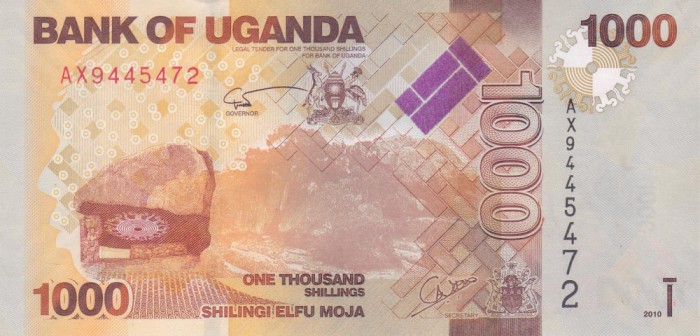 Bancnota Uganda 1.000 Shilingi 2010 - P49 UNC
