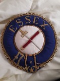 ESSEX MARE PROVINCIALĂ Masonic Marii Loji Unite din Anglia,tesatura AUR/ARGINT, Yato