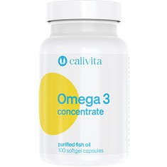 Omega 3 Concentrate Supliment Alimentar Bogat in Acizi Grasi Omega 3 (100 capsule gelatinoase) - Calivita