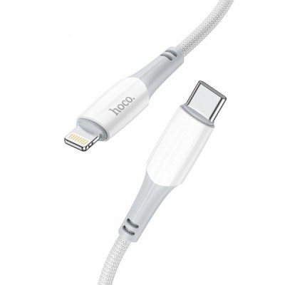 Cablu Date si Incarcare USB-C - Lightning HOCO X70, 20W, 1m, Alb foto