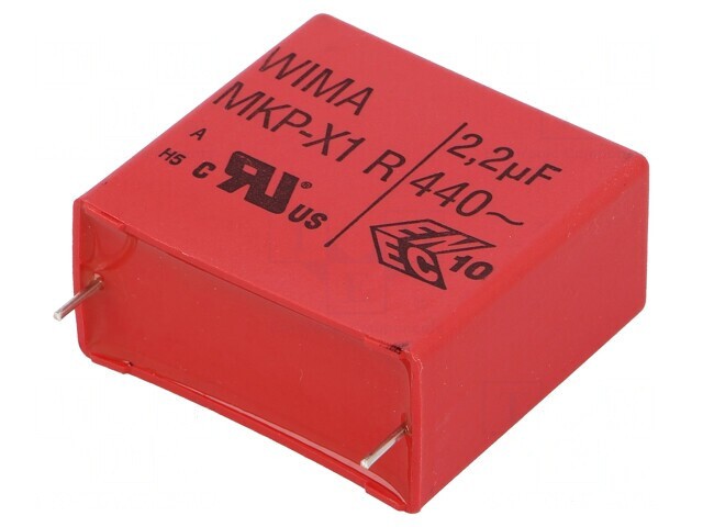 Condensator cu Polipropilenă 2,2uF THT &plusmn;10%