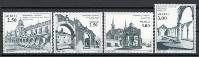 Mexic 1980 MNH - Arhitectura coloniala, nestampilat foto