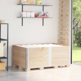 Gossi rame pentru paleti, 3 buc., 150x100 cm, lemn masiv de pin