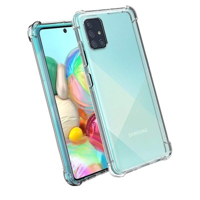 Husa pentru SAMSUNG Galaxy A71 - Shock Proof (Transparent) foto