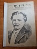 Revista HOTUL Octombrie 1887: Articol Ion Heliade Radulescu &amp; M.C. Dimitriade, 8 Pagini - Editie Veche