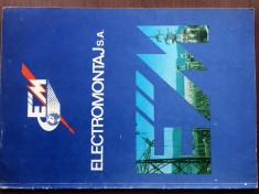 electromontaj S.A. 1991 electro montaj carte tehnica prezentare in limba engleza