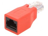 Adaptor PIN 8 RJ45 cross-over soclu cu mufă