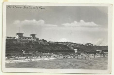 cp Romania Carmen Silva : Cazinoul si Plaja - circulata, timbre, 1939 foto