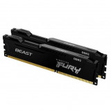 Memorie FURY Beast Black 16GB (2x8GB) DDR3 1866MHz CL10 Dual Channel Kit, Kingston