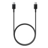 Samsung - Data Cable (EP-DA705BBEGWW) - USB-C to Type-C Fast Charging 3A, 1m - Black (Bulk Packing)