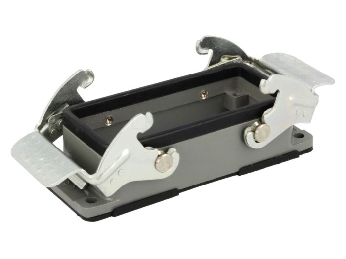 Conector HDC dimensiune 16B, clichet dublu