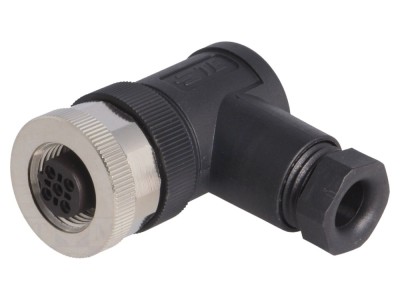 Conector M12 mamă cod B, 5 pini foto