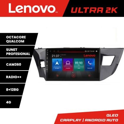 Navigatie Toyota Corolla 2013-2017 M-470 Octa Core Android Radio Bluetooth GPS WIFI/4G DSP 2K 8+128GB 360 Tosli CarStore Technology
