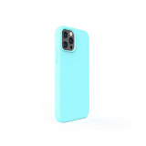 Husa iPhone 12 / 12 Pro Lemontti Liquid Silicon Tiffany Blue