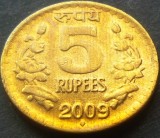 Moneda exotica 5 RUPII - INDIA, anul 2009 * cod 848