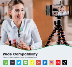 MICROFON Lavaliera wireless Telefon tik tok Conferinta You Tube etc 2.4 ghz 2023 foto