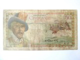 Rară! Guadelupa,Martinica si Guyana-Antilele Franceze(Dom-Tom) 50 Francs CCFOM 1947-1949 la cel mai mic pret