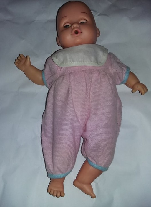 papusa veche,baby doll,de colectie,papusa Made in CHINA,T.GRATUIT