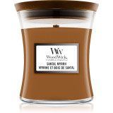 Woodwick Santal Myrrh lum&acirc;nare parfumată 275 g