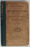 ABREGE DU TRAITE , THEORIQUE ET PRATIQUE DE LITTERATURE par M. EMILE LEFRANC , 1875
