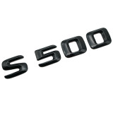 Emblema S 500 Negru, pentru spate portbagaj Mercedes, Mercedes-benz