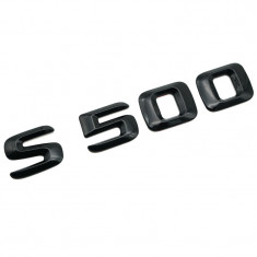 Emblema S 500 Negru, pentru spate portbagaj Mercedes