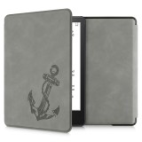 Husa pentru Amazon Kindle Paperwhite 11, Kwmobile, Gri, Piele ecologica, 56257.09