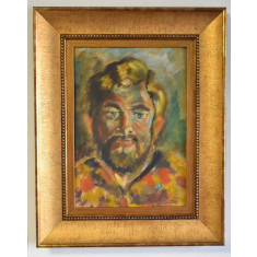 Victor Mihailescu-Craiu (1908-1981), pictor roman - Portret barbat cu barba