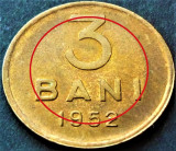 Cumpara ieftin Moneda istorica 5 BANI - RP ROMANA, anul 1952 *cod 2049 B= UNC ERORI + SCIFATA