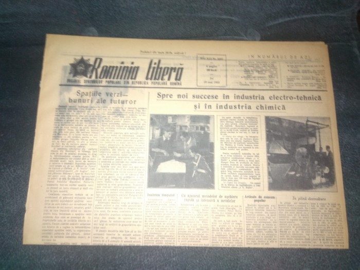 ZIARUL ROMANIA LIBERA 19 MAI 1955