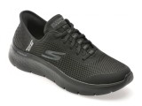 Cumpara ieftin Pantofi sport SKECHERS negri, GO WALK FLEX, din material textil